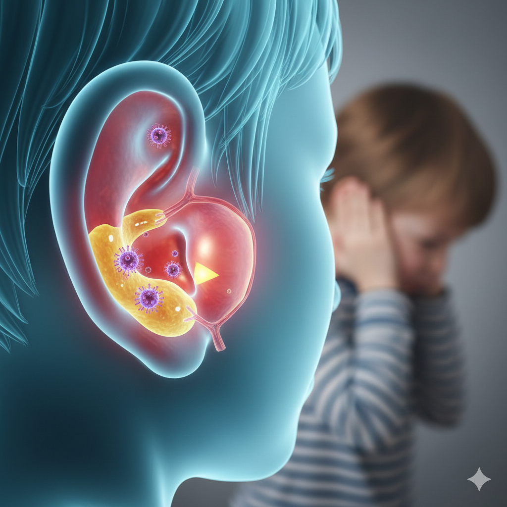 Гострий середній отит: коли біль у вусі не можна ігнорувати